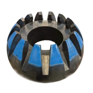 Spherical annular packing element